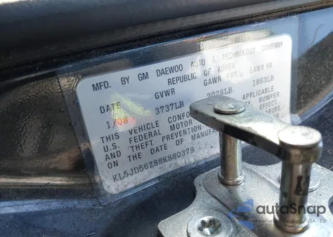 2008 Suzuki Forenza Convenience/Popular z USA, uszkodzony, nr VIN KL5JD56Z88K880379